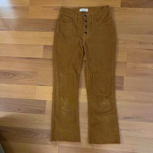 MADEWELL Cali Denim Bootcut in Corduroy